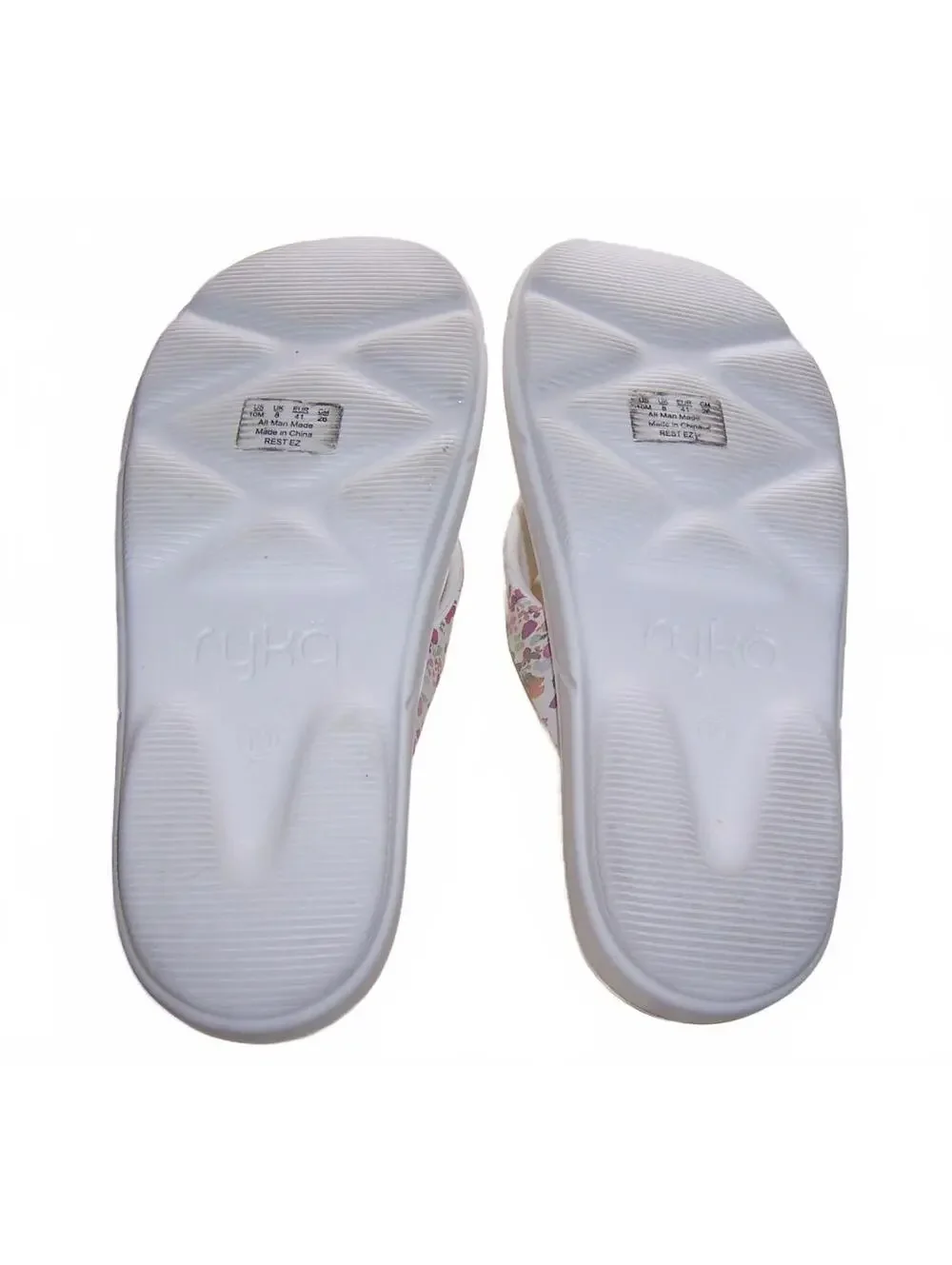 Ryka Rest EZ Ultimate Recovery Thong Sandals – Floral US 10